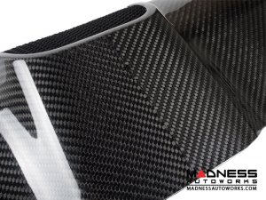 FIAT 500 Rear Diffuser - Carbon Fiber - Dual Exit - Lusso 